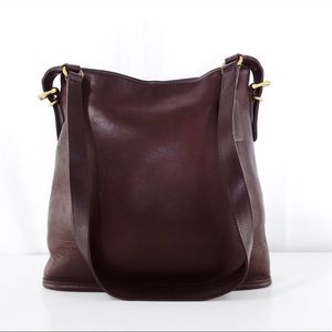 Coach Vintage Leather Equestrian Shoulder Bag